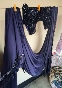 Designer Readymade Saree with Blouse