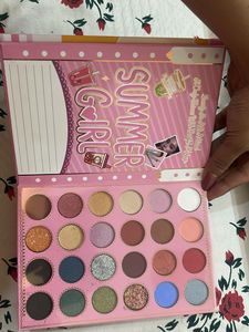 Pink Key Summer Girl Fashion Face Palette