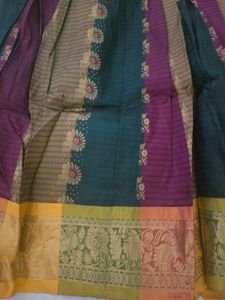 Vibrant Kanchivaram Lehenga Choli Set