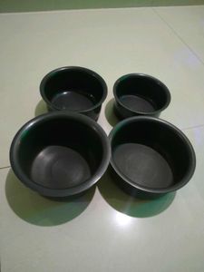 Set of 4  hard anodised cooking pot se