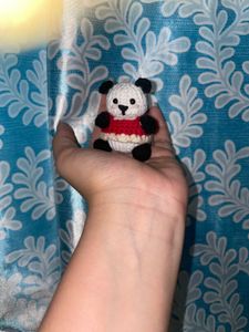 Handmade Crochet Panda Toy