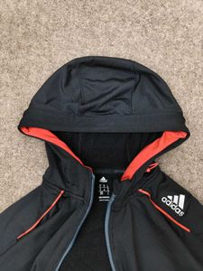Adidas Black Zip Up Hoodie
