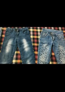 Girls' Blue Denim Jeans