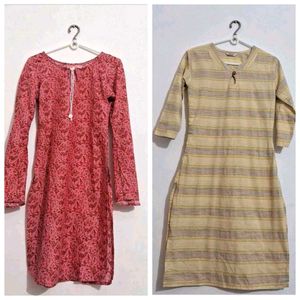 Combo Of Two Cotton Kurtas