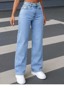 Light Wash Wide Leg Jeans