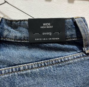 H&amp;M Wide Leg High Waist Bootcut Denim Jeans
