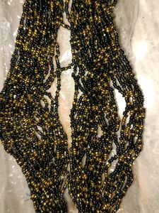 Beautiful Black Coloured Chinibeads Necklace