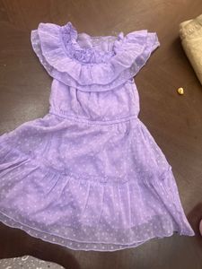 Lilac Ruffle Dress 2 yr old girl