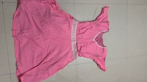 Charming Pink A-Line Dress