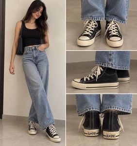 Classic High-Top Canvas Sneakers