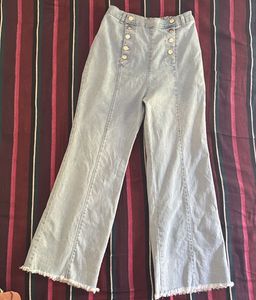 Denim Sailor Wide Leg Jeans