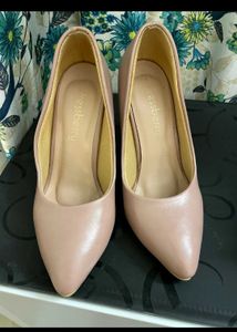Elegant Pink Block Heels