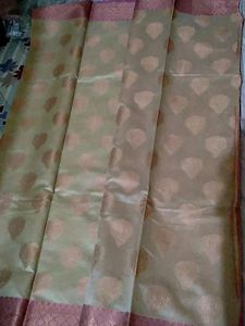 Banarasi Cotton Embroidery Work Saree
