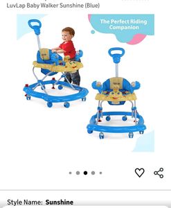 Brand New Luvlap Baby Walker com Rocker