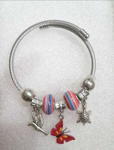 ⬇️⬇️Charming Butterfly & Turtle Charm Bracelet