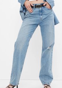 Light Wash Distressed Jeans