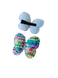 Cute Bow Hair Clips Set Of 2
