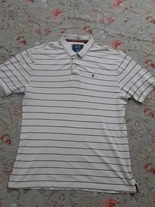 Classic Striped Polo Shirt