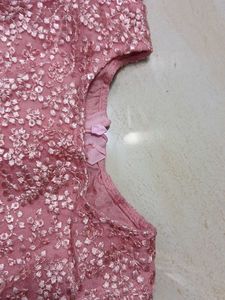 Sparkling Pink Ethnic Gown