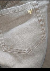 light brown straight fit jeans