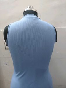 Blue Bodycon Mini Dress