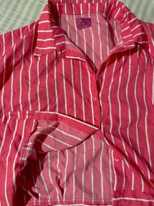 Dark Peach Short Sleeve Shirt