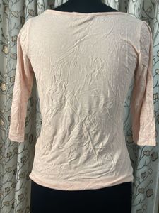 Light Pink 3/4 Sleeve Top