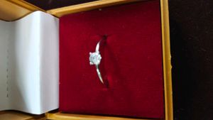 925 Solitaire silver Ring