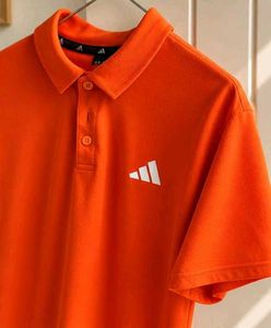 Adidas Orange Polo Shirt