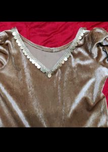 Girls Velvet Princess Dress