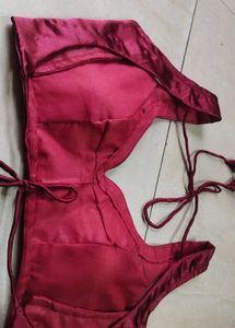Full Backless Blouse Padded