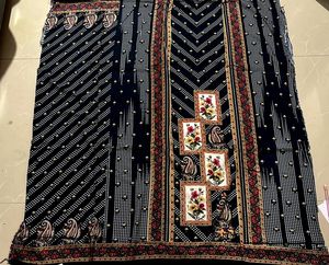 Pakistani style mirror work Dress Material