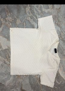 Combo StudioFit Textured White Top