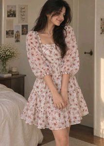 Classic Romantic Floral Dress