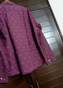 North Coast Men Maroon Printed Shirt