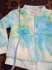Cute Furry Tie-Dye Jacket