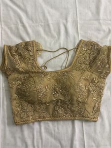 Embellished Golden Blouse