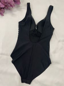 Black One-Piece Swimsuit