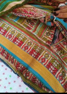 Bohemian Striped Kurta Set