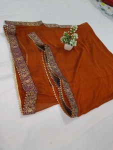 Floral Embroidered Semi Stitched Garara Suit
