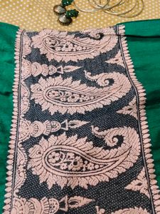 Khadi Silk Forest Green Kurti