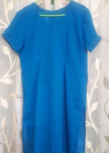 Blue Tunic, Kurtha Dress With Lining