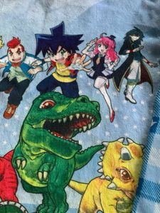 Cute Dinosaur &amp; Anime Print T-Shirt