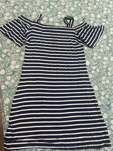 Mango Cold Shoulder Dress - Ages 7-9 years