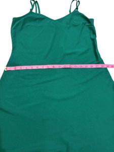 Elegant Green Night Maxi Dress Summer Wear