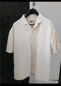 Men's Textured Short-Sleeve Resort Shirt