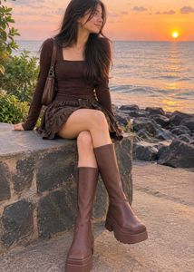 (Winter ☃️ ❄️ essential)Platform Boots