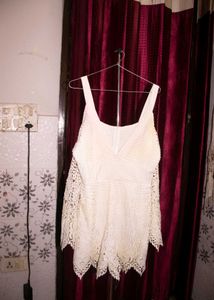 White Lace Romper