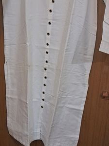 40 Size White Kurti