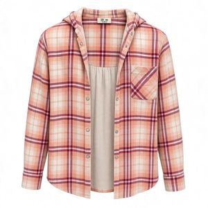 Cozy Plaid Hooded Flannel Shirt